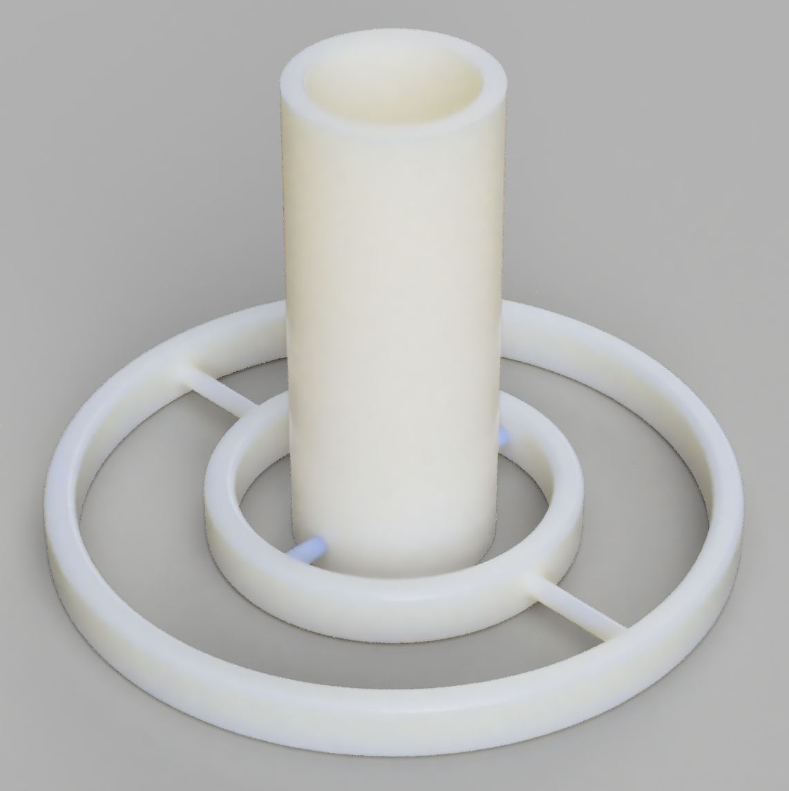 3D printed rocket part render
