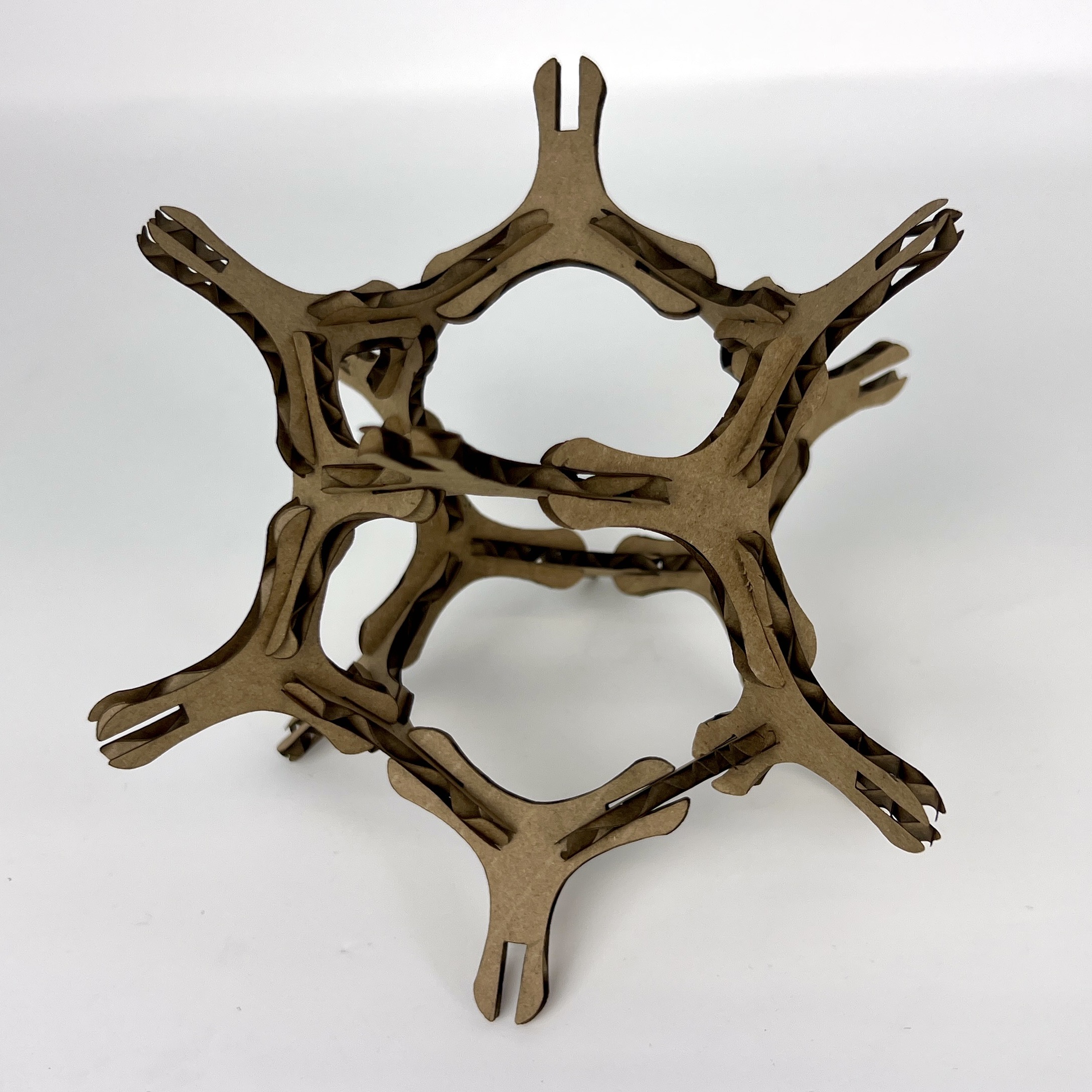 Laser cut press-fit triangles